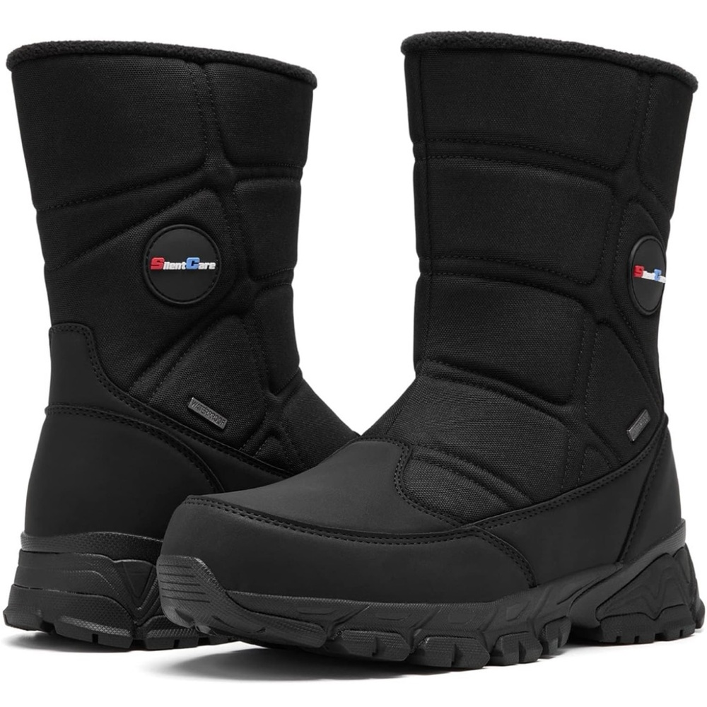 Men's Black Winter Boots